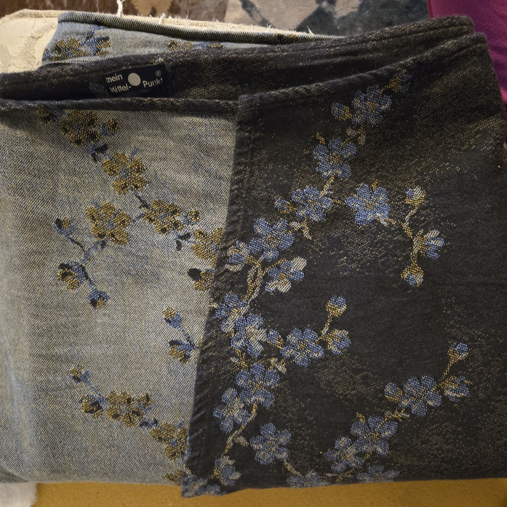 Blue Blossom Woven Wrap